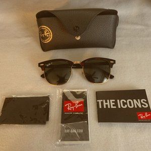 RayBan  Clubmaster  Polarized  RB3016   990/58   51/21 3P     Sun glasses New